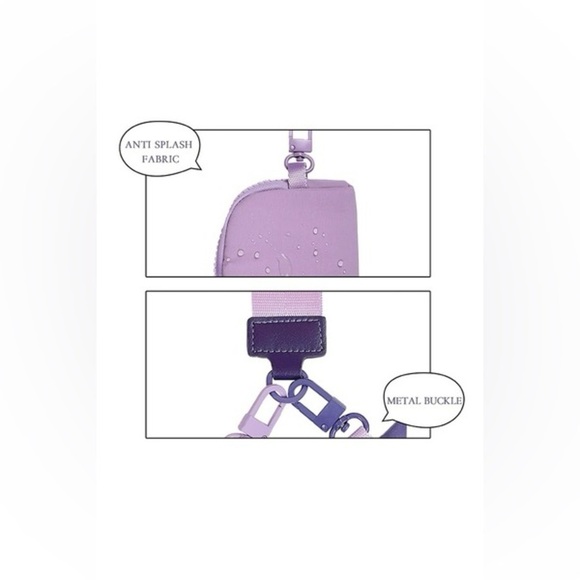 Zenana Dual Pouch Wristlet Keychain Wallet - Picture 4 of 5